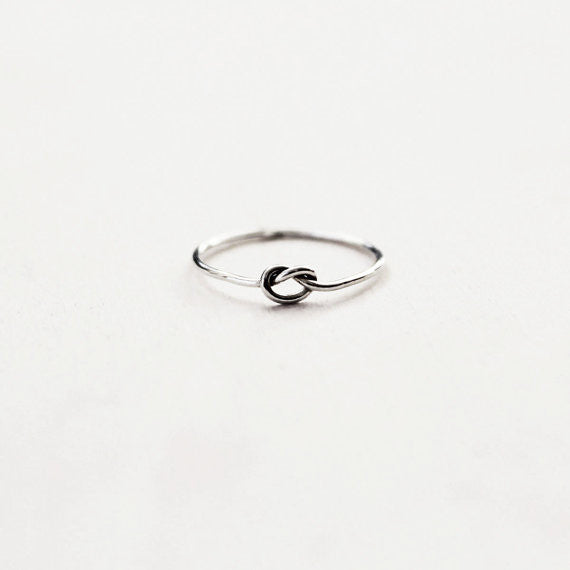 Forget Me Knot Ring - Sterling Silver