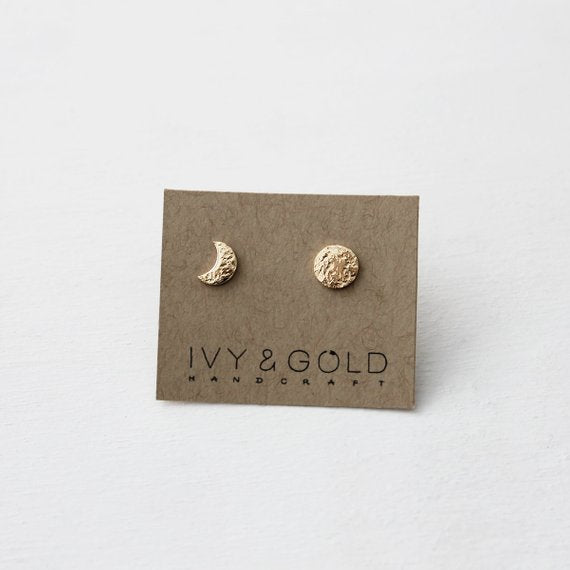Moon Phase Earrings - Gold Fill*
