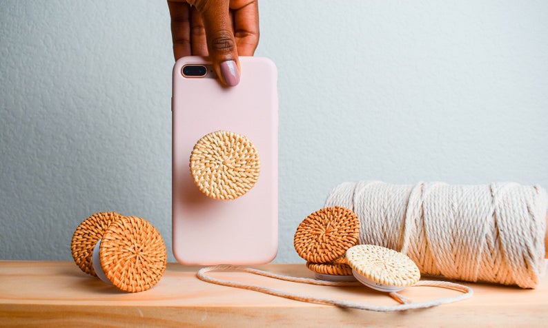 Rattan Popsocket