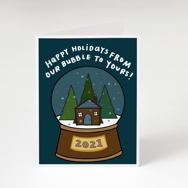 Happy Holidays From Our Bubble To Yours Holiday Card