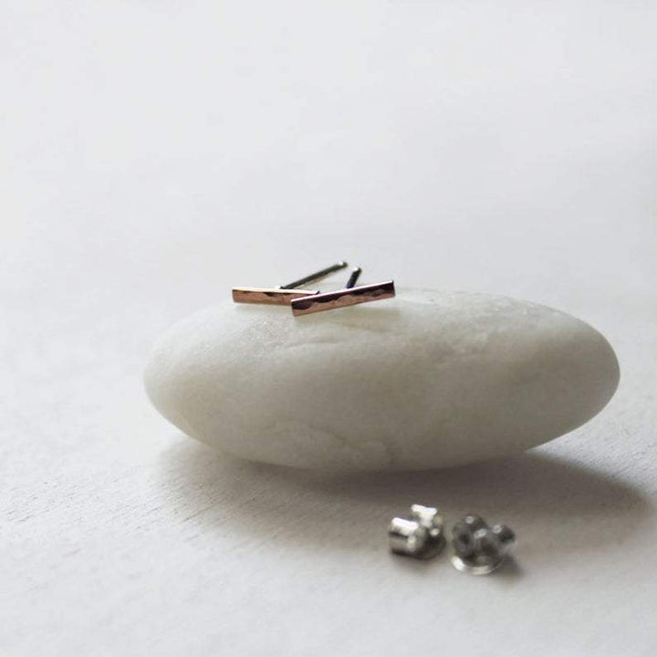 Parallel Line Stud Earrings