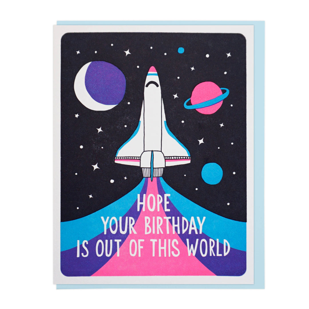 Out of this World Birthday Greeting Card