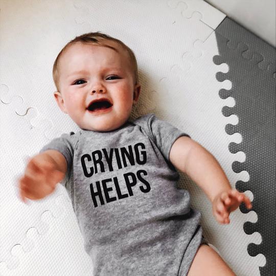 Crying Helps Onesie
