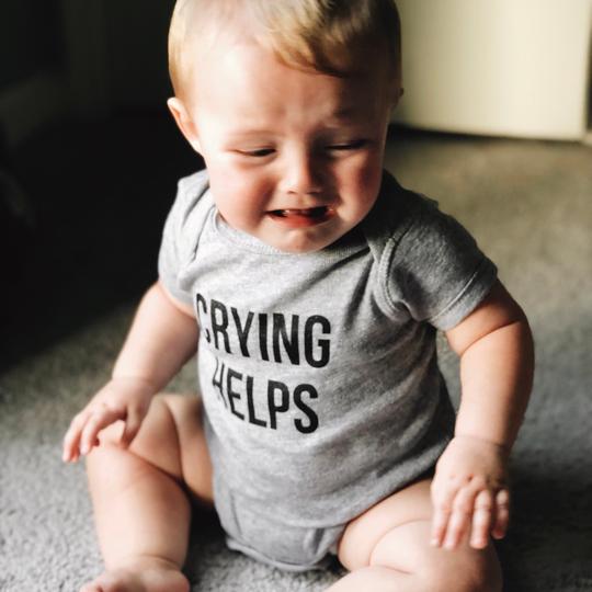 Crying Helps Onesie