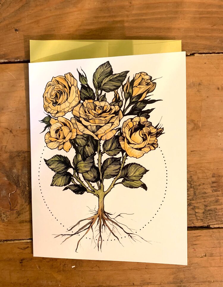 Roses Greeting Card
