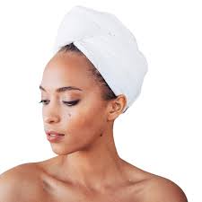 Microfiber Hair Towel - White - Extra Large