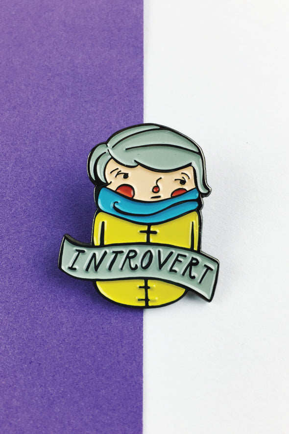 Introvert Lapel Pin