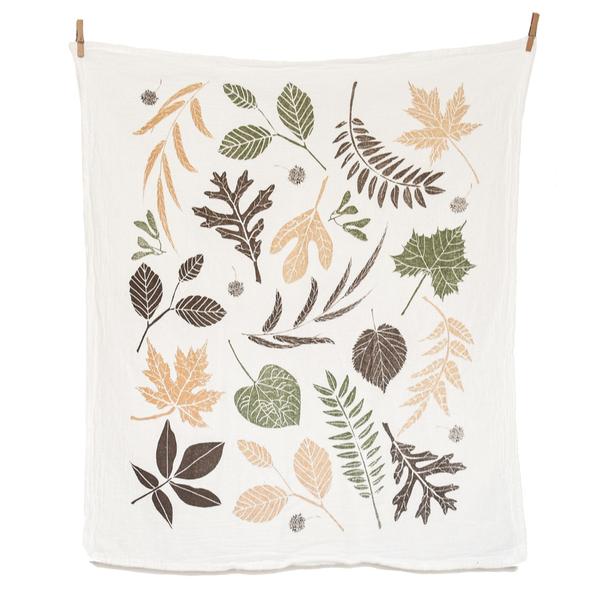 Leaf Pile Kitchen Towel