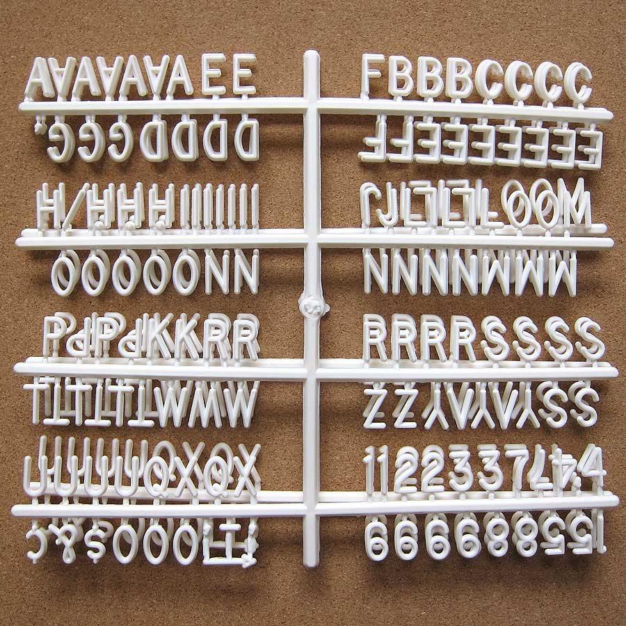 10 x 3.5  Letter Board - Pink