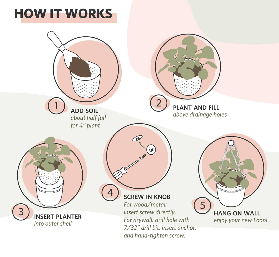 Loop Hanging Eco Planter