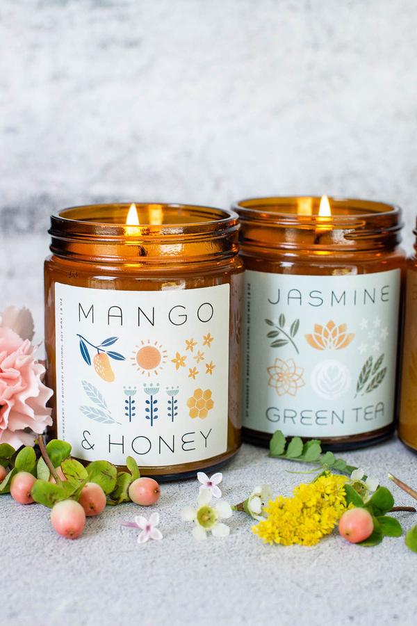 Mango & Honey Summer Soy Candle