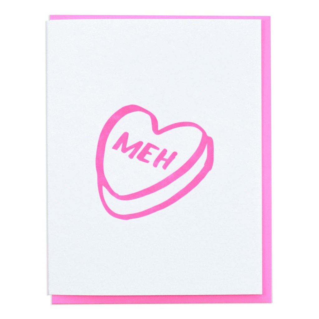 Meh Greeting Card