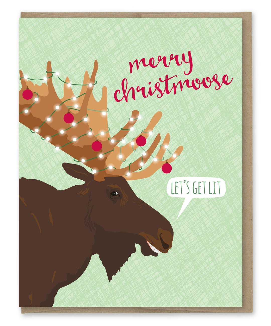 Merry Christmoose Card