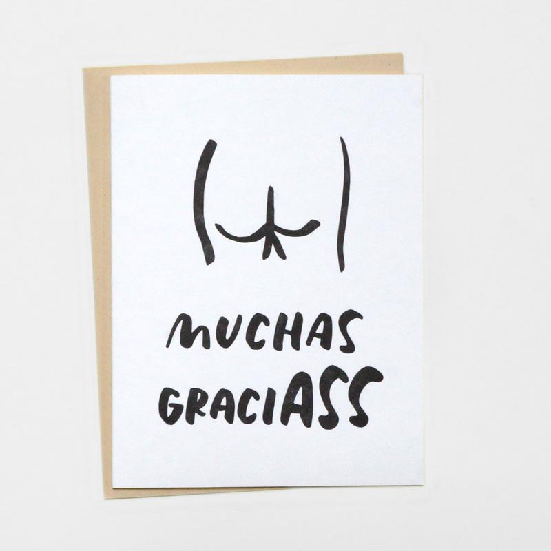 Muchas GraciASS Greeting Card