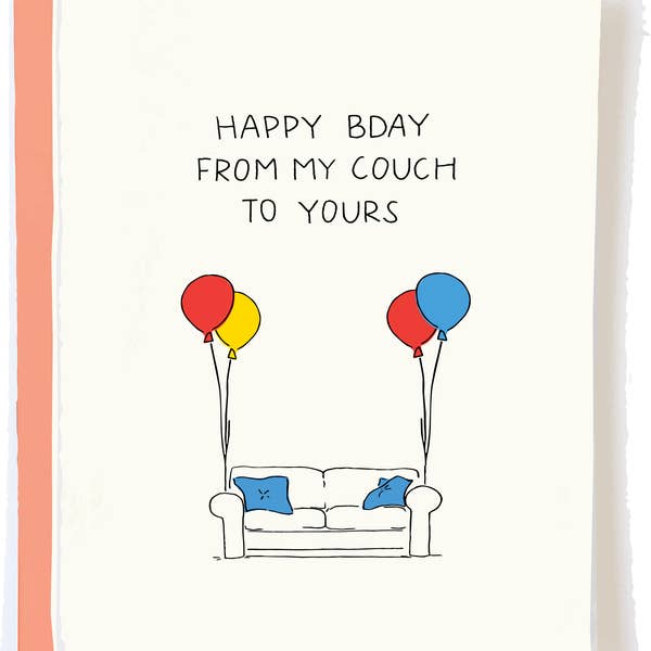 My Couch To Yours Card