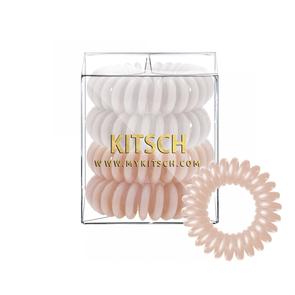 Nude Hair Coils- Set of 4