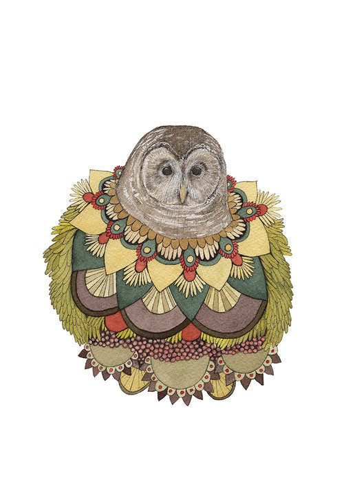 Collector: The Owl - Greeting Card