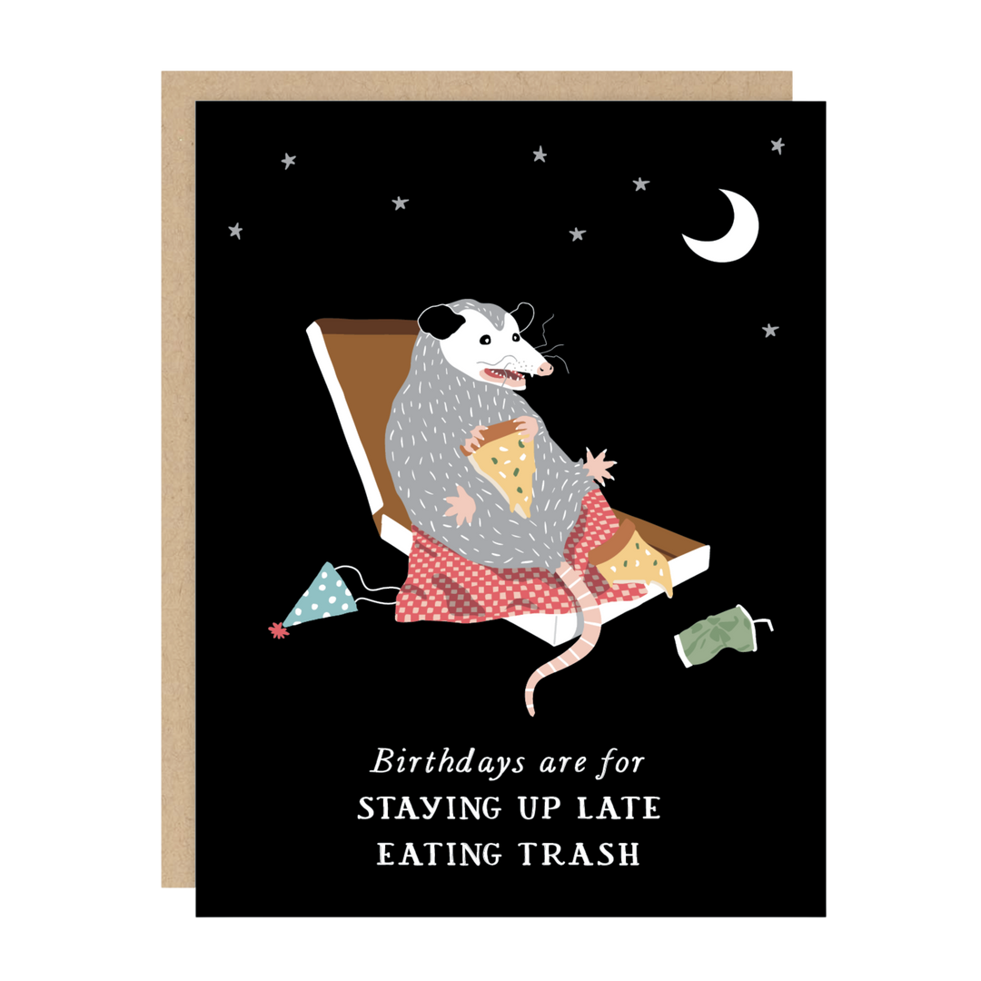Possum Birthday Card