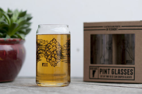 Glass Can - Pinecone