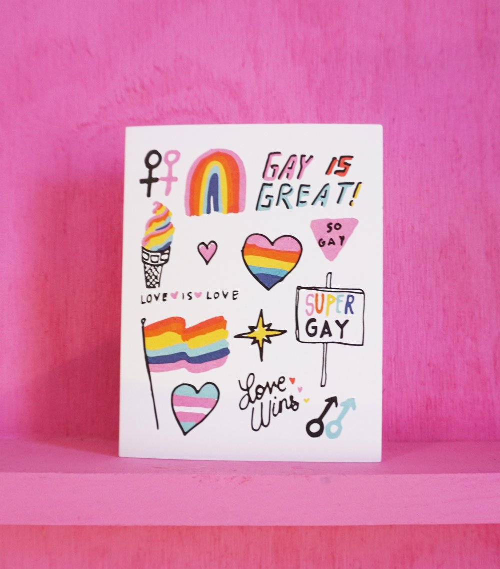 Gay Stuff Greeting Card