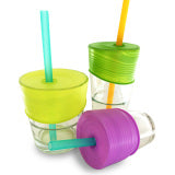 Silicone Straw Cup Topper - 3 pack
