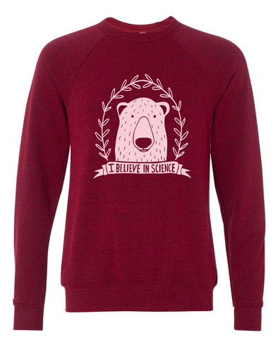 I Believe in Science Sweatshirt - Cardinal Red