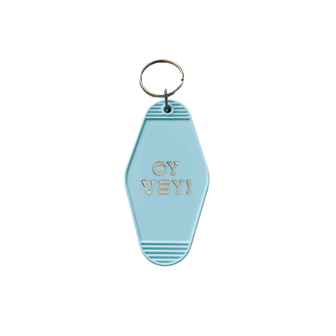 Oy Vey Retro Motel Keychain