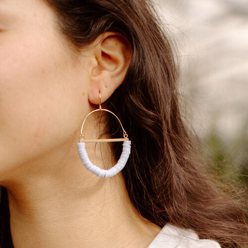 Beaded Terrain Earrings