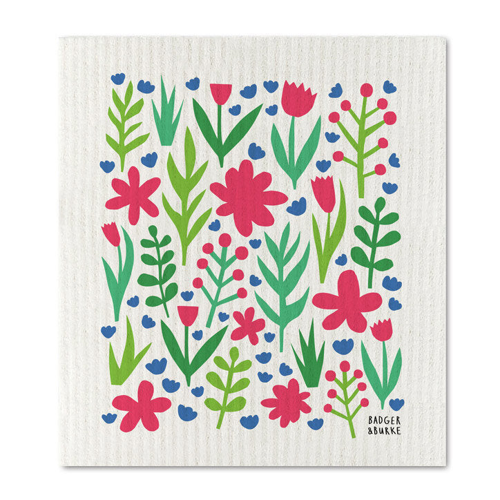 Flower Field Sponge Cloth