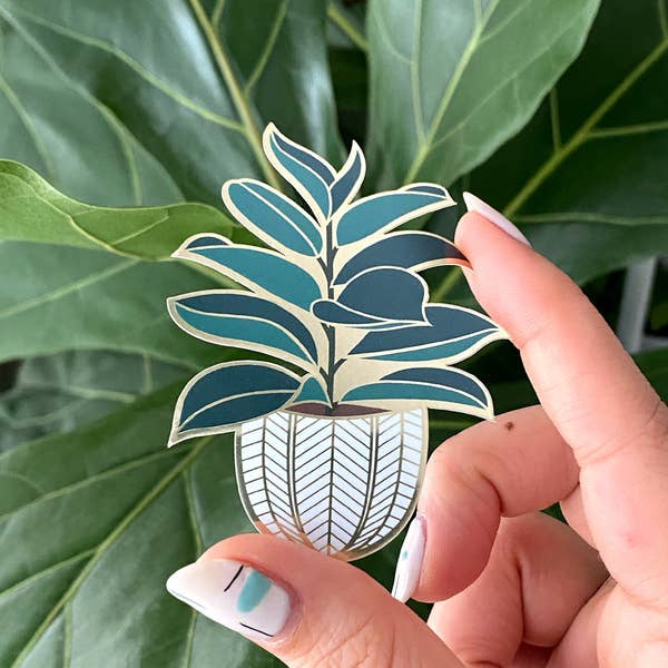 Rubber Tree Sticker