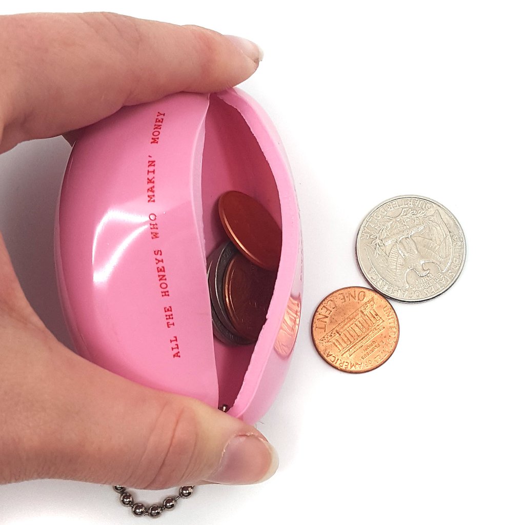 Coin Pouch - Pink Cents