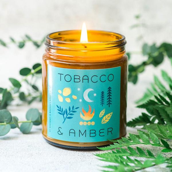 Tobacco and Amber Soy Candle