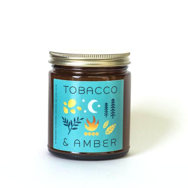 Tobacco and Amber Soy Candle