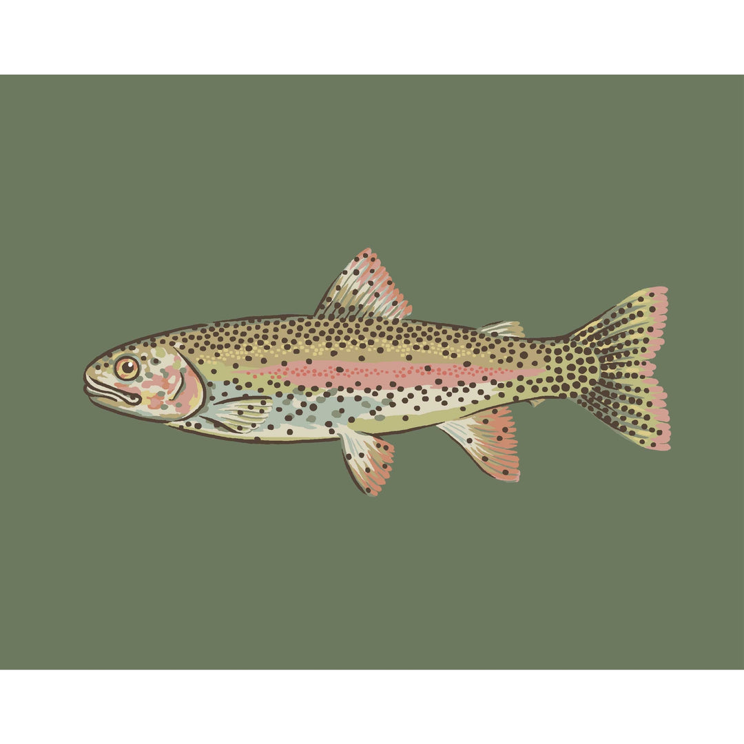 Rainbow Trout Art Print