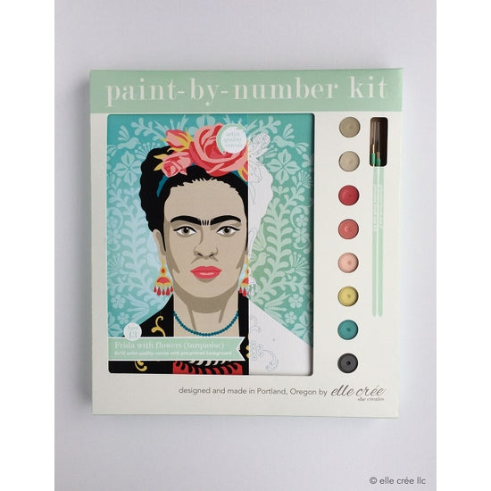 Frida with Flowers Paint-by-Number Kit