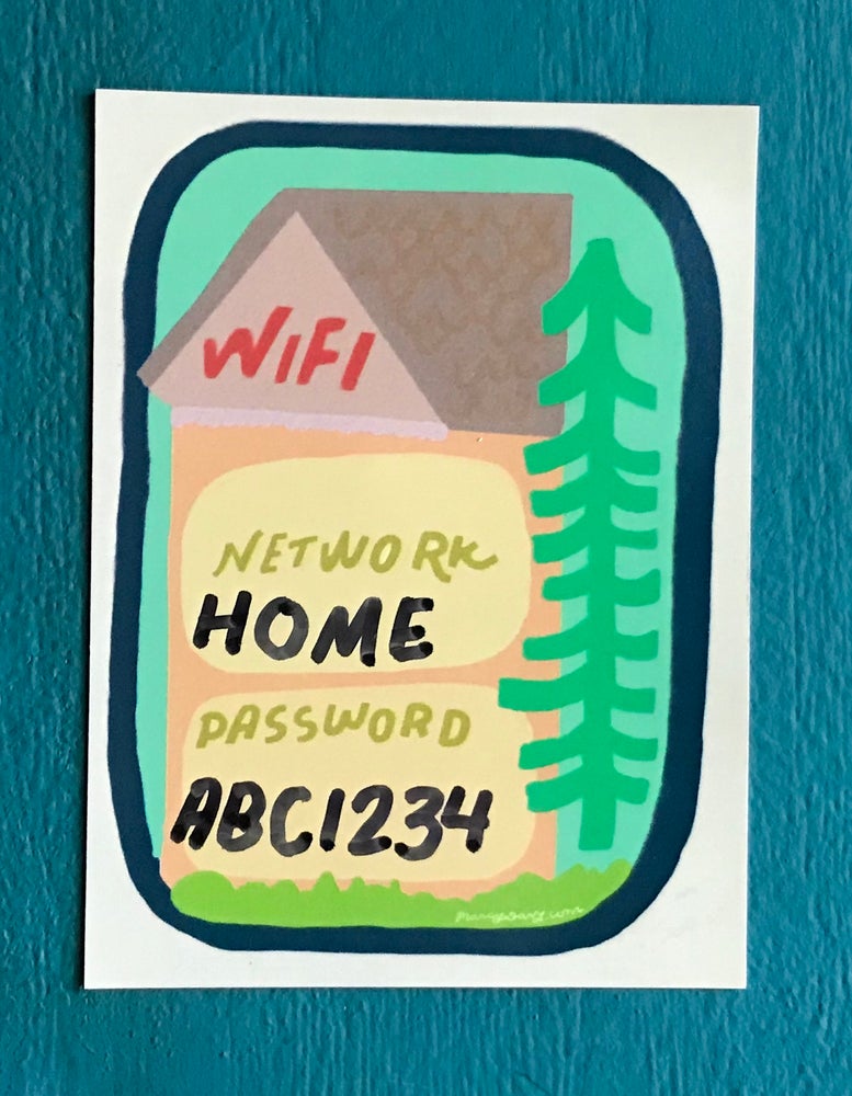 Wifi Password Magnet