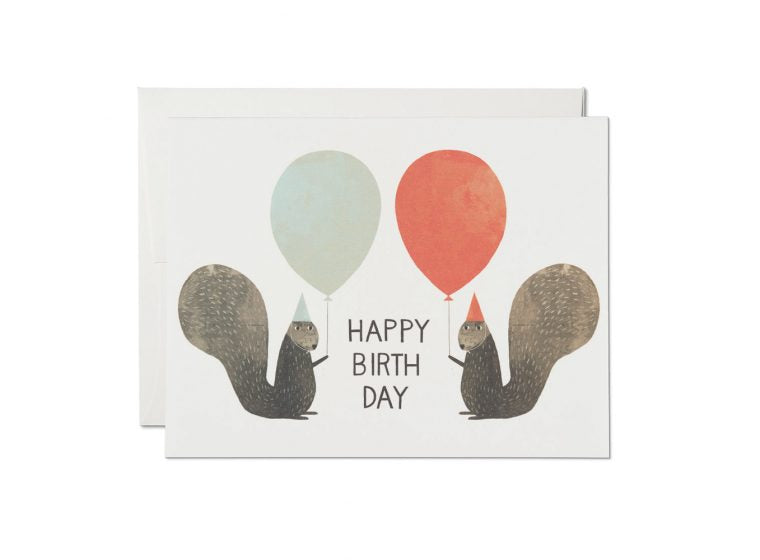 Party Squirrels Birthday Card